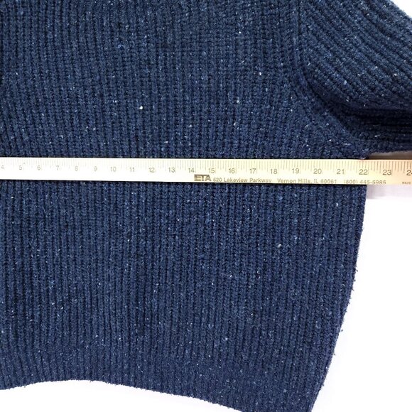 Vince Wool Alpaca Sweater Women's Medium Ribbed Chunky Speckled Knit - Picture 5 of 12